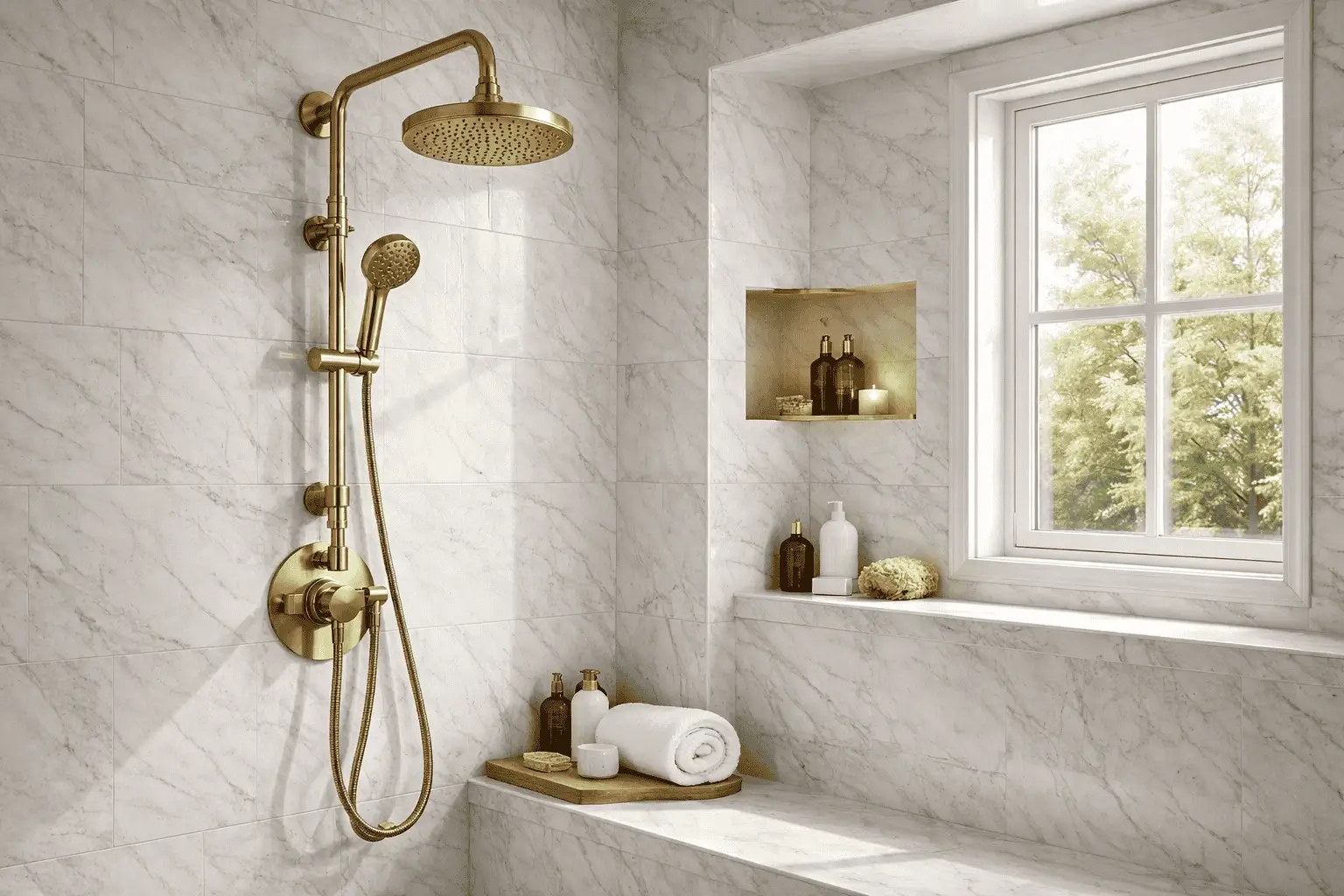 Dusch installation byta dusch badrum modern duschblandare Malmö